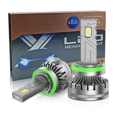 V90 Car Accessories 180W 6000K Canbus LED Headlight for Universal Car