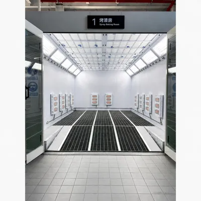 Zonben Semi-Automatic PLC-Controlled Spray Paint Booth for Heavy Equipment Painting