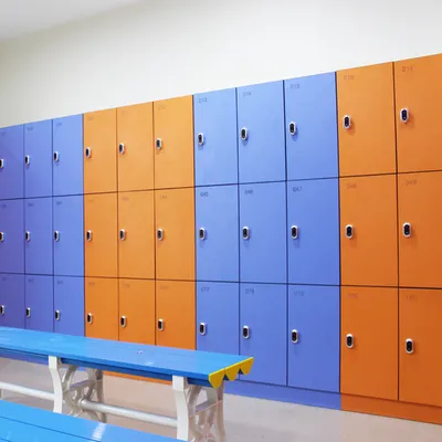 Good Quality HPL Laminate Locker for Gym / Changing Room / Sauna Room