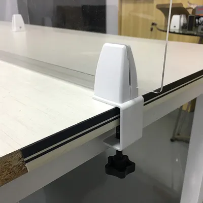 Aluminium and Iron G-Clamp Accessory Clamp for Office Desk Screen or Office Partition Divider
