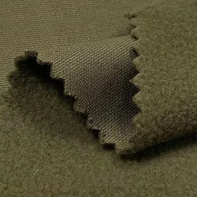 China Factory Fashionable Waterproof Breathable Polyester Fleece Fabric for Outdoor Garment Jacket
