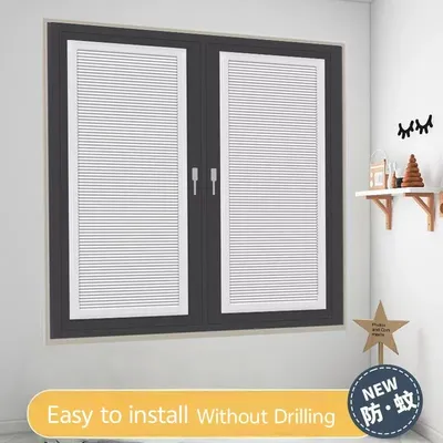 Punch Free Window and Door Curtain Non-Woven Sunshade Blind