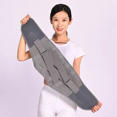 Tourmaline Self Heating Medical Lumbar Support Belt Breathable Mesh Far Infrared Therapy Waist Brace for Lower Back Pain Relief