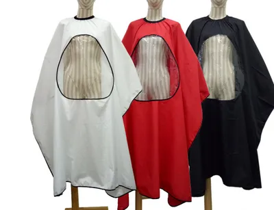 Yaeshii Cape Gown Transparent Cloth Waterproof View Window Hair Cut Hairdressing Barbers