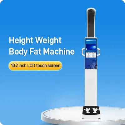 Big Advertising Android Touch Screen Body Fat Scale with Bioimpedance