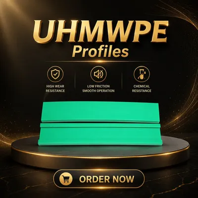 High Quality UHMW PE1000 Wear Strip Support Strip Conveyor Roller Manufacturer Guide Rail Uhmwp Part Plastic Guides for Conveyer