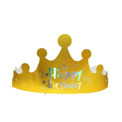 New Folding Children Adult Crown Birthday Kids First Year Decoration Birthday Hat Wholesale