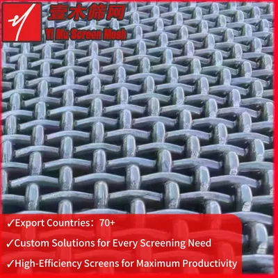 Premium Factory Direct High Carbon Steel Woven Wire Screen Mesh for Stone Crusher Golding Mining