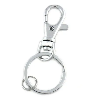 Premium Heavy-Duty Metal Keychain with Snap Hook for Durability