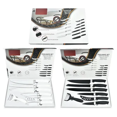 Gift Kitchen Stainless Steel Knife Set with Non-Stick Surface