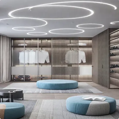 Bedroom Furniture Modern Design Wooden Wardrobe Walk in Closet