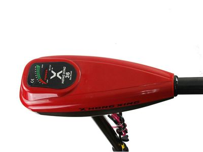 Thrust 55lbs Thrust Electric Trolling Motor for Inflatable Boat for Fising Boat Red Color