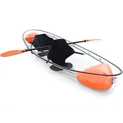 Ocean Canoe Two Seater Clear PC Boat Transparent See Through Kayak