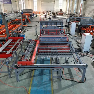 Automatic Fence Mesh Welding System with Curve Bending Unit in Stock