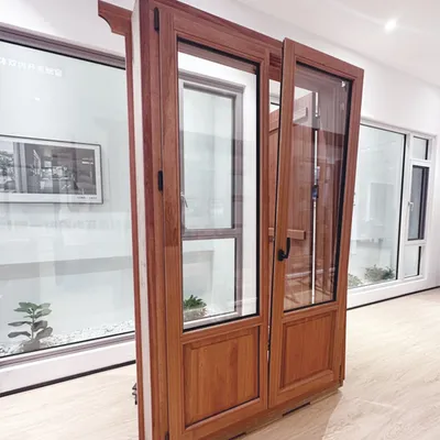 Decorative Style Wooden Window Frames for Luxury Hotel and Resort Construction