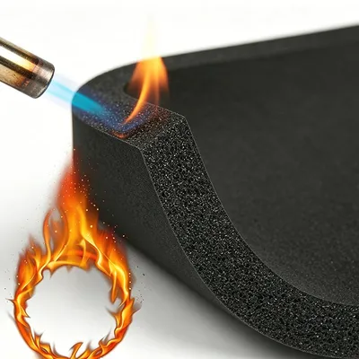 Flame Retardant UL94 V-0 Closed Cell Silicone Foam Sheet for Electrical Equipment