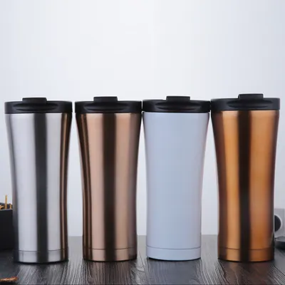 Double Wall Thermos Tumbler Business Stainless Steel Water Cup Car Mug