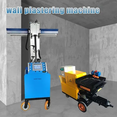 Factory Price Automatic Mortar Putty Spraying Cement Plaster Wall Plastering Rendering Machine