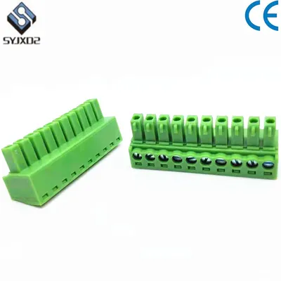 Ce Green Connector 8vias 3.81mm Cable Board Pluggable Terminal Block