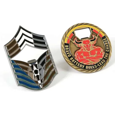 Custom Double-Sided Soft Enamel Challenge Coin Bottle Opener