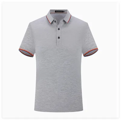 Button Decoration Team Unifrom Polo T-Shirt Wrinkle Resistant Men's Daily Casual Shirt