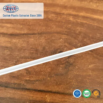 White Extruded UHMWPE 3X10mm Thin Edge Guard for Glass Panel Protection Strip