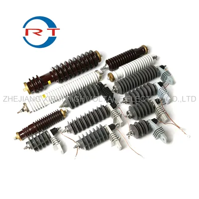 High Voltage 24kv Porcelain ZnO Surge Arrester