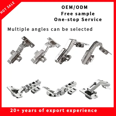 Multiple Angles Fixed/Removable Hydraulic Damper Buffer Cabinet Door Cabinet Hardware Furniture Hinges