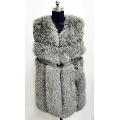 Ladies Faux Fur Leather Jacket Warming Coat Winter Wool Jacket