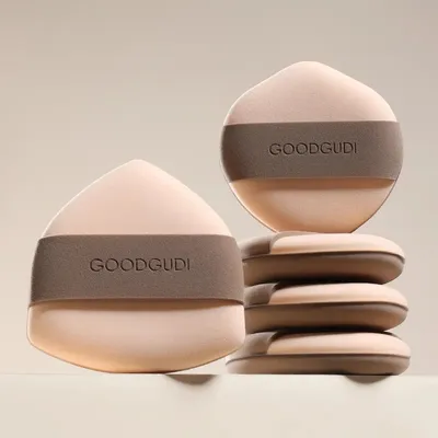 2PCS Soft Air Cushion Powder Puff Set Latex Free Cosmetic Face Makeup Puff Sponge Beauty Make up Sponge Custom Makeup Tool