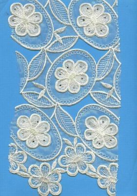 Fashion Embroidery Fabric (YMF092)