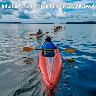 Lightweight Inflatable Kayak for Solo Adventurers - PVC Design