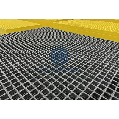 Anti Slip Longevity Fiberglass Grate GRP FRP Grating for Platform