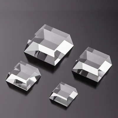 Multipurpose Trapezoidal Acrylic Block Ornaments Model Cosmetic Display Base Stand