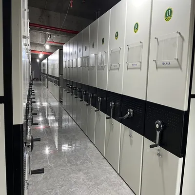 High Density Storage Mobile Shelving Quality Library Metal Furniture Mobile Compact Shelving