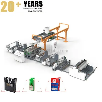 Woven Fabric High Speed Dry Laminating Machinerys PP Nonwoven Laminate Machine