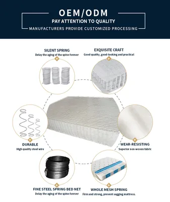 White Color Non-Woven Fabric Bonell Spring for Mattress