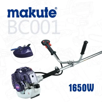 Industrial 52cc Gasoline Cutter Tools Makute Blade Mini Brush Cutter