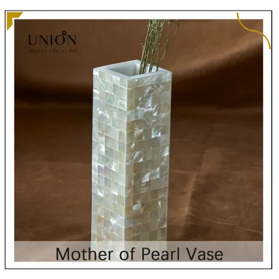 Mother of Pearl Houseware Elegant Flower Vase Customized Vase for Home Decoration