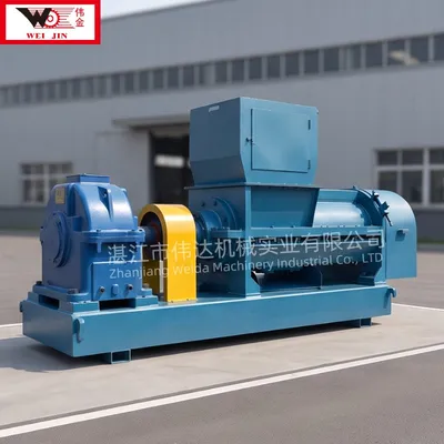 Universal Single Helix Rubber Breaking Cleaning Machine, Processes Natural, Synthetic and Reclaimed Rubber Lumps