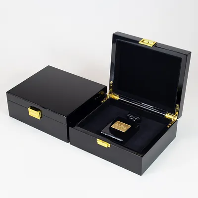 Trendy Woodgrain Delicate Box Unique Wooden Perfume Box