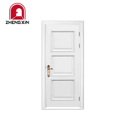 China Factory Polish Design Interior Office Door Entry Doors Wood Door