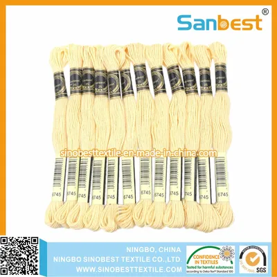 Colorful Polyester Corss-Stitching Embroidery Thread