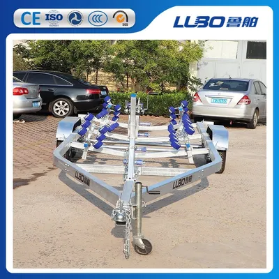 8.65m FRP850dr Tandem Axle Boat Trailer for Rubber Boat Rib Boat Sailboat Trailer Catamaran Trailer Bass Boat Trailer