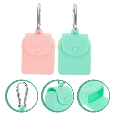 Keychain Hanging Bags Silicone Holder Keychain Versatile Coin Packet