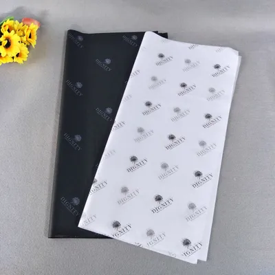 Factory Direct High Quality Biodegradable Colored Tissue Paper for Gift Wrapping in Bulk with Custom Size and Thickness