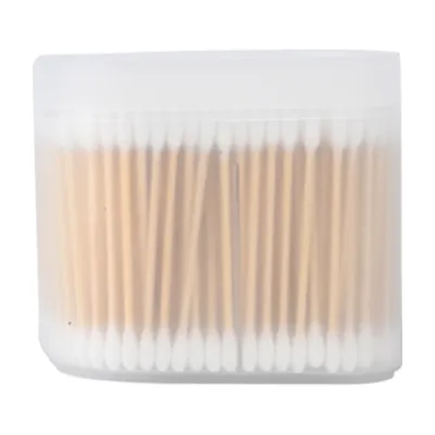 High-Quality 300PCS Q Tips Cotton Swab Bamboo Cotton Buds with Absorbent Tips for Effective Cleaning