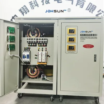 Digital Intelligent Voltage Stabilizer 380V Vertical Industrial Use AC Automatic Voltage Stabilizer