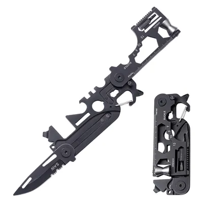 30-in-1 Outdoor Multifunctional Camping Combination Survival Folding Hand Tool