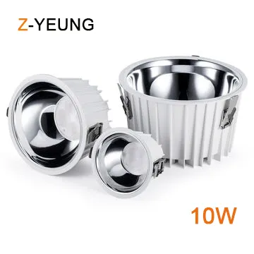 10W White Aluminum Alloy Anti Glare LED Downlight LED Ceiling Light